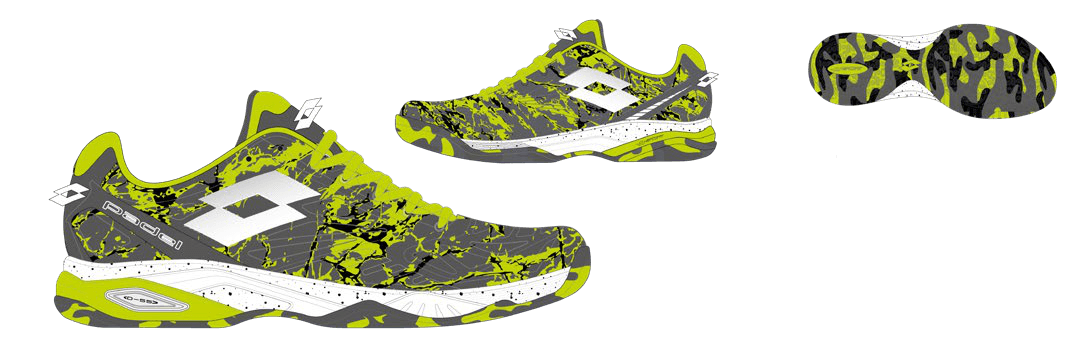 Lotto SUPERRAPIDA 200 IV Acacia Green/All White/Asphalt