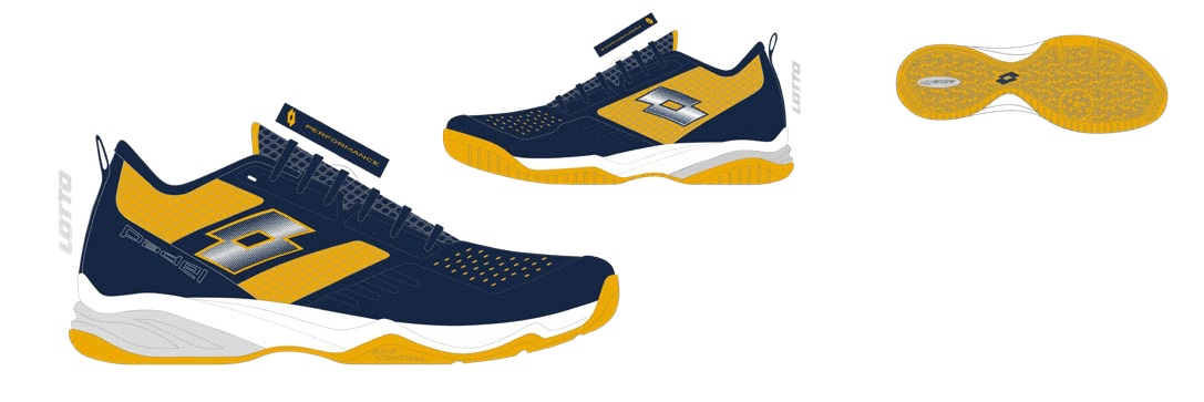 Lotto SUPERRAPIDA 400 VI Dress Blue/Nectar Yellow