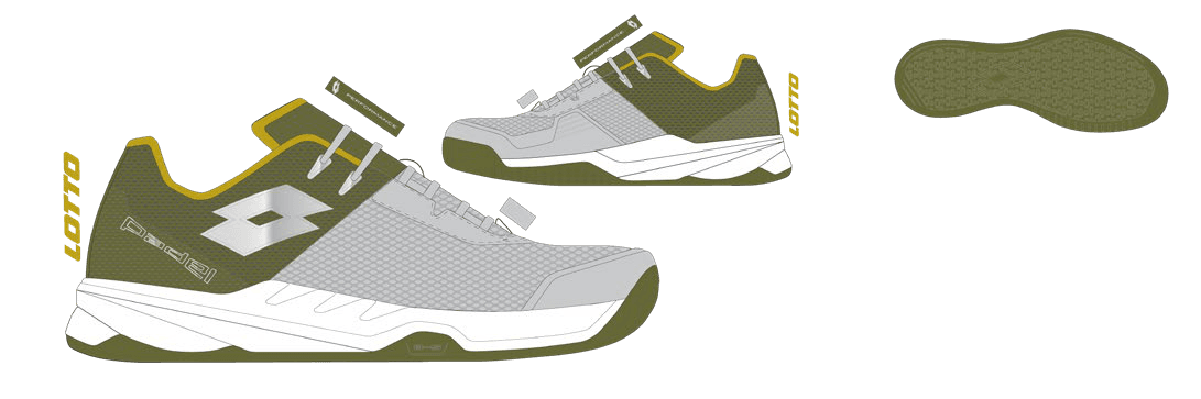 Lotto SUPERRAPIDA 600 II Mushroom Gray/Silver Metal 2/Sphagnum