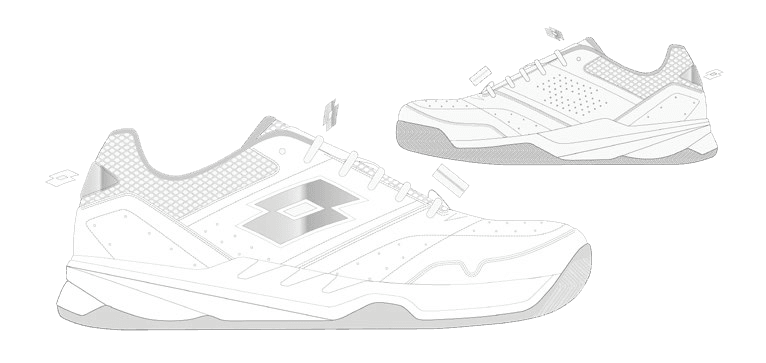 Lotto MIRAGE 650 IDC W All White/Silver Metal 2