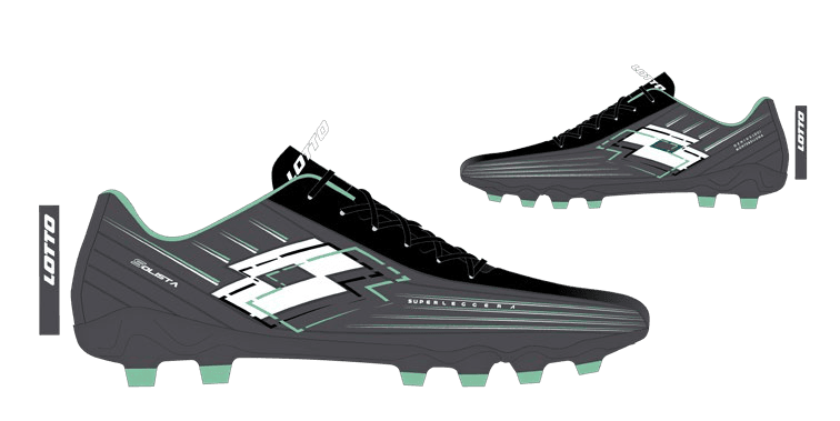 Lotto SOLISTA 700 VIII FG Asphalt/White/All Black