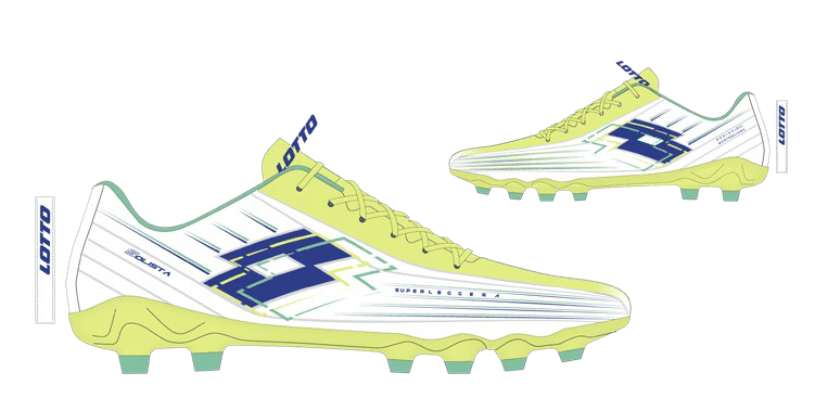 Lotto SOLISTA 700 VIII FG All White/Surf The Web/Sunny Lime