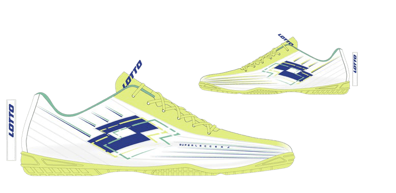 Lotto SOLISTA 700 VIII ID All White/Surf The Web/Sunny Lime