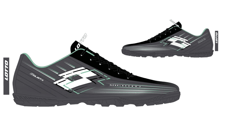 Lotto SOLISTA 700 VIII TF Asphalt/White/All Black