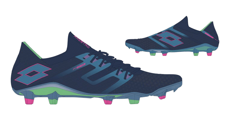 Lotto MAESTRO 100 V FG Dress Blue/Coronet Blue/Absinthe Green