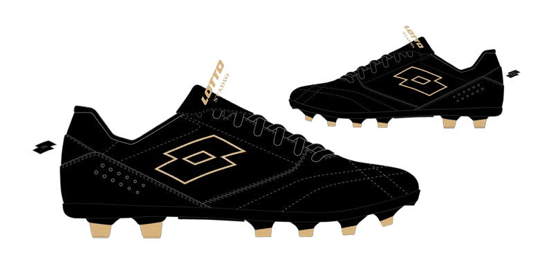 Lotto STADIO 200 III SGX All Black/Light Platino
