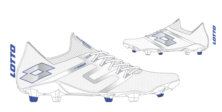Lotto MAESTRO 300 VI FG All White/Silver Metal 2