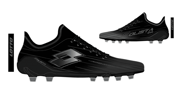 Lotto SOLISTA 200 IX FG All Black