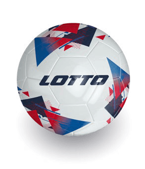 Lotto BL FB 500 V 4 PK6 All White/Dress Blue/Cliff Red