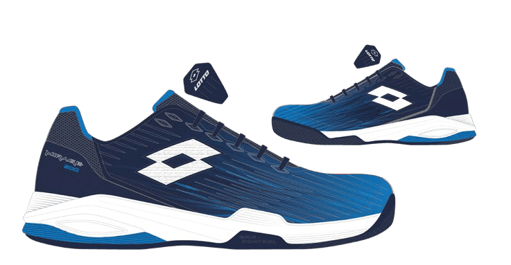 Lotto MIRAGE 200 II PRT CLY Navy Blue/All White/Dodgers Blue