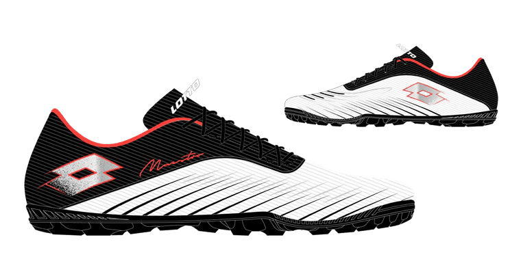 Lotto MAESTRO 700 VII TF All White/Silver Metal 2/All Black