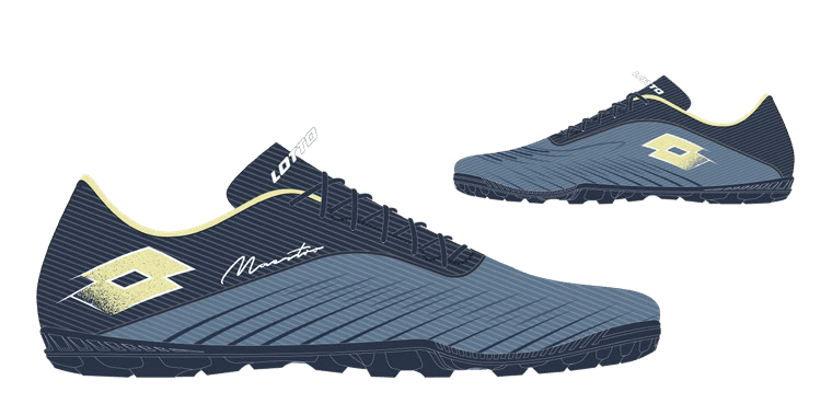 Lotto MAESTRO 700 VII TF Coronet Blue/Wax Yellow/Dress Blue