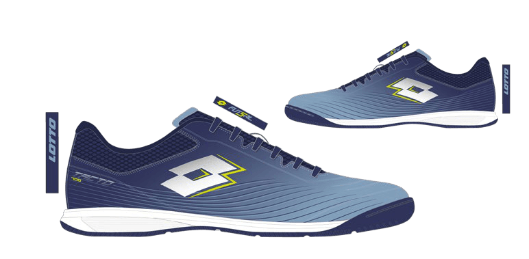 Lotto TACTO 700 ID Borrowed Blue/All White/Navy Blue