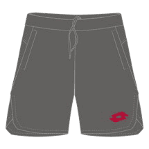 Lotto SUPERRAPIDA VIII SHORT7 Dark Gull Gray