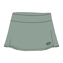 Lotto SUPERRAPIDA W VIII SKIRT Lily Pad Gray