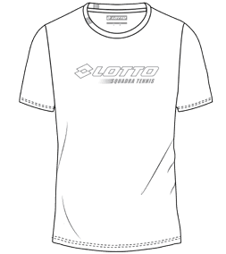 Lotto SQUADRA III TEE LOTTO Bright White