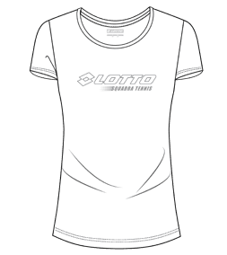 Lotto SQUADRA W III TEE LOTTO Bright White