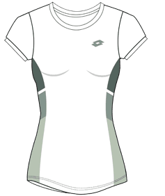 Lotto TECH W VII - D1 DRESS Bright White