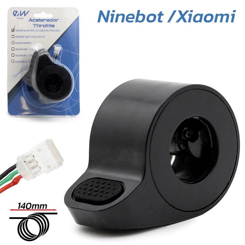 Manetka gazu Ninebot i Xiaomi czarna - złącze JST ZH