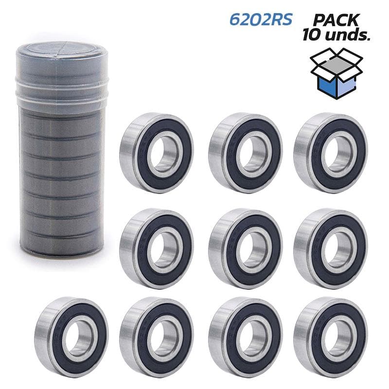 Łożysko kulkowe 6202RS – 10 szt