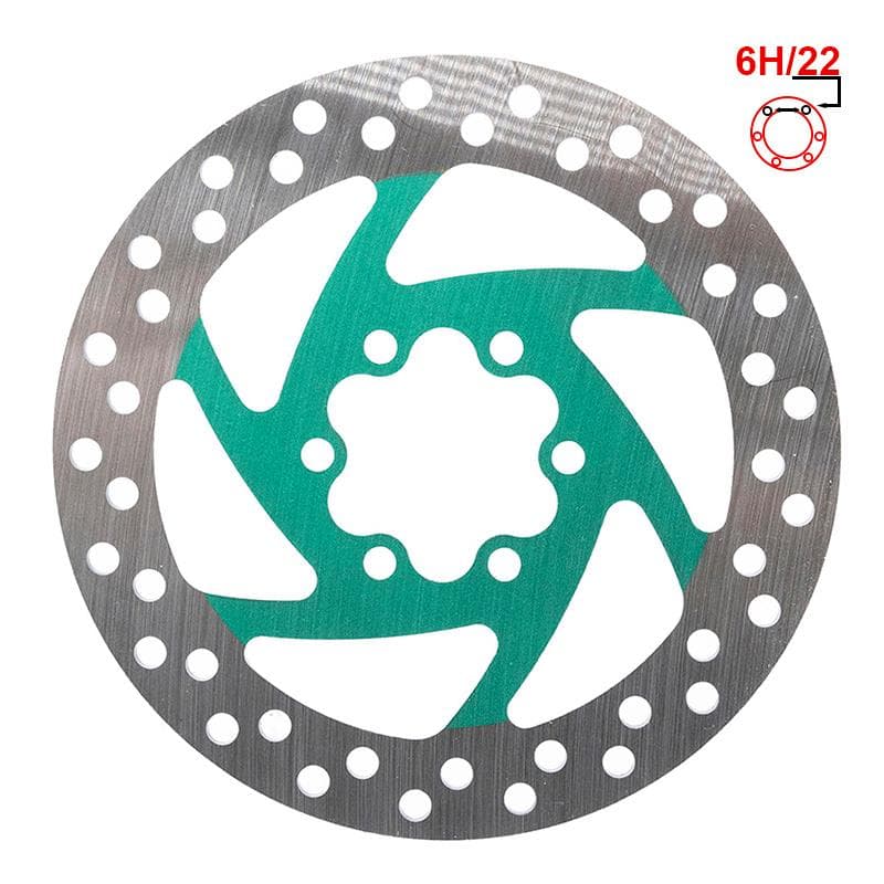 Tarcza hamulcowa 120mm 6H zielona