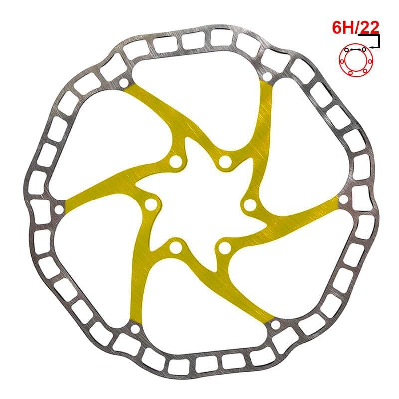 Tarcza hamulcowa EWD001 140mm 6H – żółta