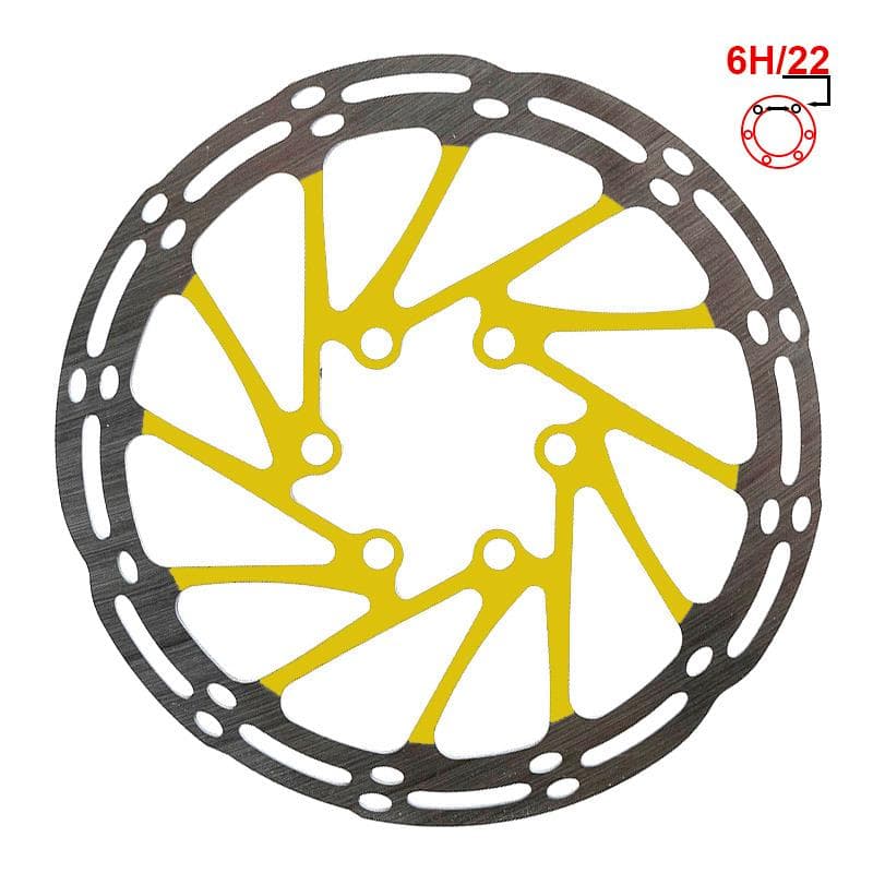 Tarcza hamulcowa EWD002 140mm 6H – żółta