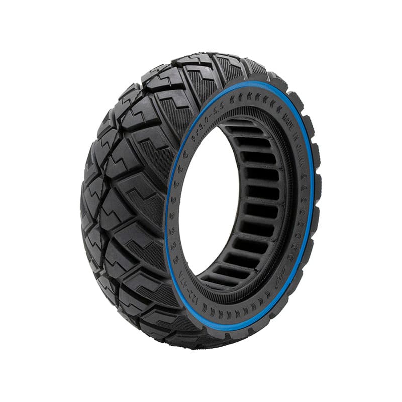 Rueda maciza off-road 9x3-5,5 azul