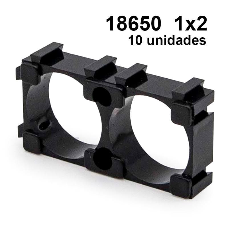 Uchwyt na baterie 18650 1x2 - 10 szt