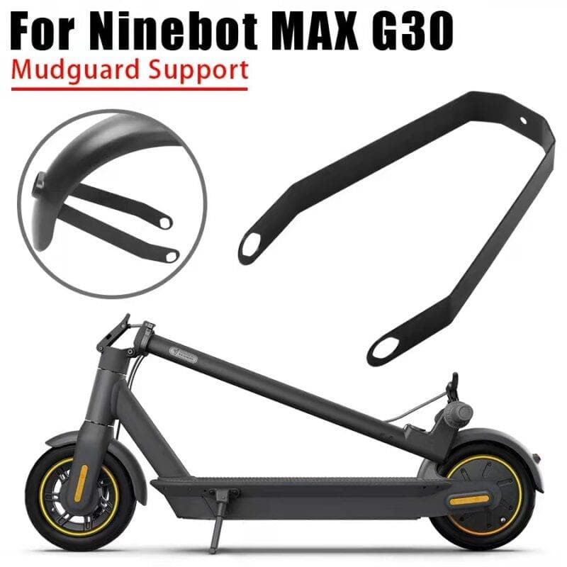 Uchwyt błotnika metalowy czarny do Ninebot Max G30