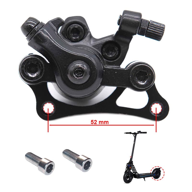 Zacisk hamulcowy CT005-M04 mechaniczny R 50mm czarny z regulacją